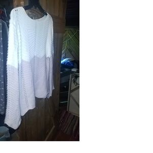 Pink & Cream Sweater